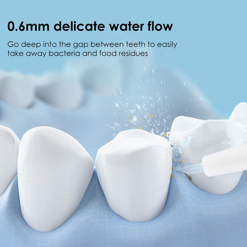 Nettoyeur de dents électrique intelligent, irrigateur buccal, détartreur dentaire domestique sans fil, rinceur dentaire pour voyage